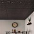 GENESIS 2 ft. x 2 ft. Antique Lay In Vinyl Black Ceiling Tile Panel (Case of 12)