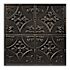 GENESIS 2 ft. x 2 ft. Antique Lay In Vinyl Black Ceiling Tile Panel (Case of 12)