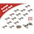 Everbilt 95 Deg. Frameless Full Overlay Hinge (240-Pack)
