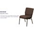 Carnegy Avenue Fabric Stackable Chair in Brown
