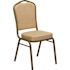 Carnegy Avenue Fabric Stackable Chair in Beige
