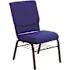 Carnegy Avenue Fabric Stackable Chair in Navy Blue