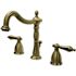 Kingston Brass Heritage 8 in. Widespread 2-Handle Bathroom Faucet in Antique Brass