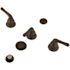 Kingston Brass Magellan 3-Handle Bidet Faucet in Oil Rubbed Bronze
