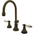 Kingston Brass Governor 8 in. Widespread 2-Handle Bathroom Faucet in Oil Rubbed Bronze
