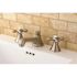 Kingston Brass Modern 8 in. Widespread 2-Handle Bathroom Faucet in Brushed Nickel