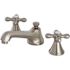 Kingston Brass Modern 8 in. Widespread 2-Handle Bathroom Faucet in Brushed Nickel