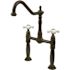 Kingston Brass Victorian Double Hole 2-Handle Vessel Bathroom Faucet in Oil Rubbed Bronze