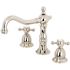 Kingston Brass Heritage 8 in. Widespread 2-Handle Bathroom Faucet in Polished Nickel