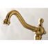 Kingston Brass Heritage 8 in. Widespread 2-Handle Bathroom Faucet in Brushed Brass
