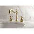 Kingston Brass Heritage 8 in. Widespread 2-Handle Bathroom Faucet in Brushed Brass
