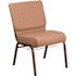 Carnegy Avenue Fabric Stackable Church Chair in Carmel