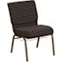 Carnegy Avenue Fabric Stackable Chair in Black