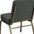 Carnegy Avenue Fabric Stackable Church Chair in Hunter Green