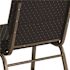 Carnegy Avenue Fabric Stackable Chair in Black