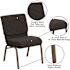 Carnegy Avenue Fabric Stackable Chair in Black