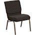 Carnegy Avenue Fabric Stackable Chair in Black