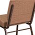 Carnegy Avenue Fabric Stackable Chair in Caramel