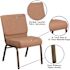 Carnegy Avenue Fabric Stackable Chair in Caramel