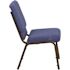 Carnegy Avenue Fabric Stackable Church Chair in Blue