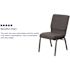 Carnegy Avenue Fabric Stackable Chair in Dark Gray