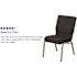 Carnegy Avenue Fabric Stackable Church Chair in Black