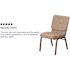 Carnegy Avenue Fabric Stackable Chair in Beige