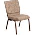Carnegy Avenue Fabric Stackable Chair in Beige
