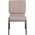 Carnegy Avenue Fabric Stackable Chair in Gray