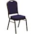 Carnegy Avenue Fabric Stackable Chair in Navy Blue
