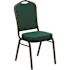 Carnegy Avenue Fabric Stackable Chair in Green