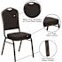 Carnegy Avenue Fabric Stackable Chair in Black