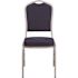 Carnegy Avenue Fabric Stackable Chair in Navy Blue