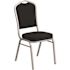 Carnegy Avenue Fabric Stackable Chair in Black