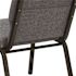 Carnegy Avenue Fabric Stackable Chair in Gray