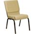 Carnegy Avenue Fabric Stackable Chair in Beige