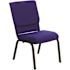 Carnegy Avenue Fabric Stackable Chair in Navy Blue