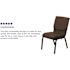 Carnegy Avenue Fabric Stackable Chair in Brown