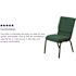 Carnegy Avenue Fabric Stackable Chair in Green