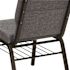 Carnegy Avenue Fabric Stackable Chair in Gray