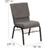 Carnegy Avenue Fabric Stackable Chair in Gray