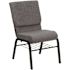 Carnegy Avenue Fabric Stackable Chair in Gray