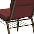 Carnegy Avenue Fabric High Back Stack Chair in Red