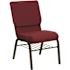 Carnegy Avenue Fabric High Back Stack Chair in Red