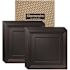GENESIS 23.75in. x 23.75 in. Icon Coffer Lay In Vinyl Black Ceiling Panel (Case of 12)