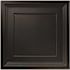 GENESIS 23.75in. x 23.75 in. Icon Coffer Lay In Vinyl Black Ceiling Panel (Case of 12)