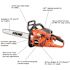 ECHO 16 in. 40.2 cc Gas 2-Stroke Rear Handle Chainsaw