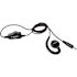 Kenwood C-Ring Ear Hanger with PTT and Mic Single Pin Compatible with PKT-23