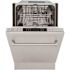 18 in. Top Control 6-Cycle Compact Dishwasher with 2 Racks in Fingerprint Resistant Stainless Steel & Traditional Handle