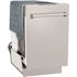 18 in. Top Control 6-Cycle Compact Dishwasher with 2 Racks in Fingerprint Resistant Stainless Steel & Traditional Handle